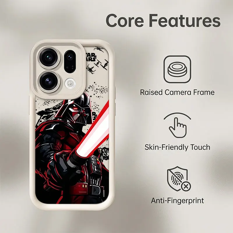 Фото Противоударный чехол для телефона Stars W-Wars Anime для OPPO A5 A6 Pro A5X A6X A16 A17 A54 A57 A60 A73 A77 A79 A80 A93 F19 F21 Find X9 Pro №2