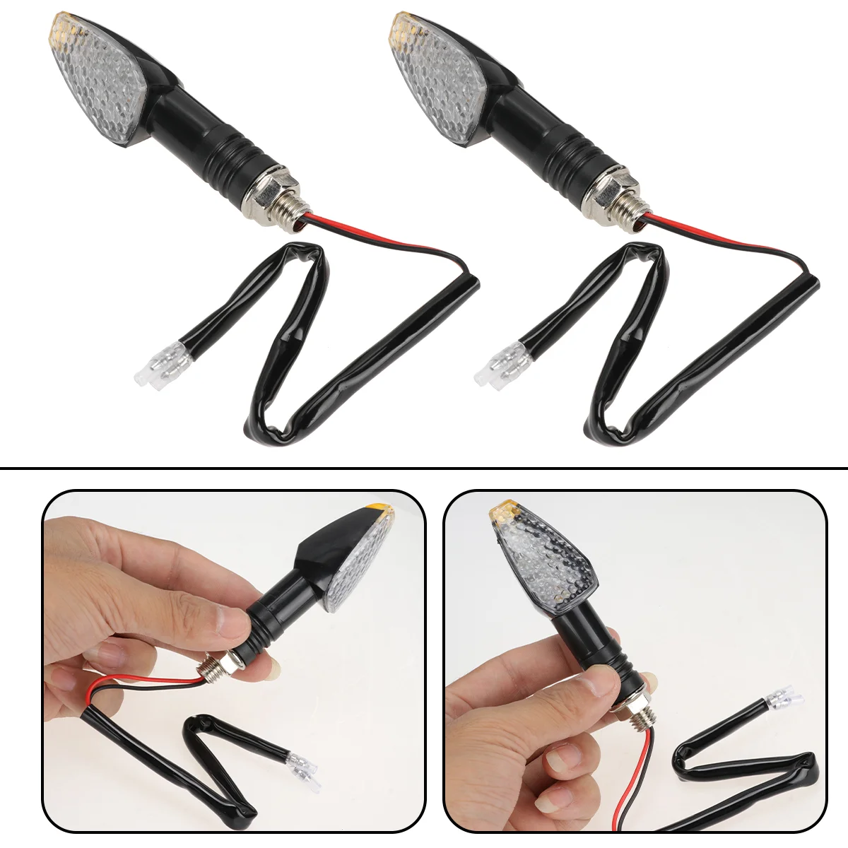 

4pcs Motorcycle Turn Useful Delicate Modified Turn Lamp for Outdoor