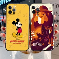 disney cartoon cute phone cases for iphone 11 12 pro max 6s 7 8 plus xs max 12 13 mini x xr se 2020 coque funda back cover