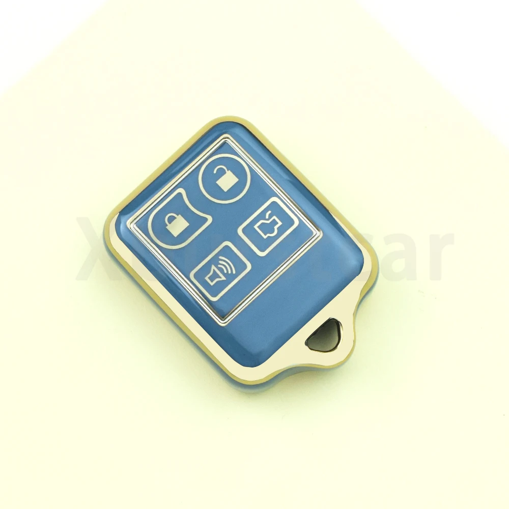 

3/4 кнопки из ТПУ для Ford Explorer Mustang Focus Complete Escape Thunderbird Lincoln Transit Town, чехол для дистанционного ключа автомобиля