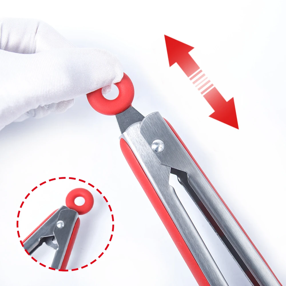 Силиконовый зажим для еды 2 в 1 креативный антипригарный термостойкий