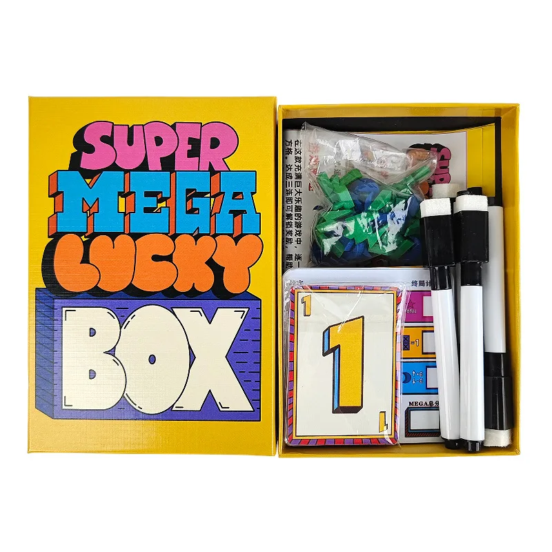 Фото Настольная игра Super Mega Lucky Box для 1-6 игроков, семейная стратегическая игра, украшение для стола, карточная игра №3