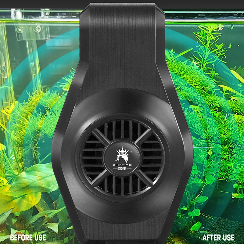

1pcs Usb Aquarium Fish Tank Cooling Fan System Chiller Control Reduce Water Temperature Fan Set Cooler Aquarium cooling fans