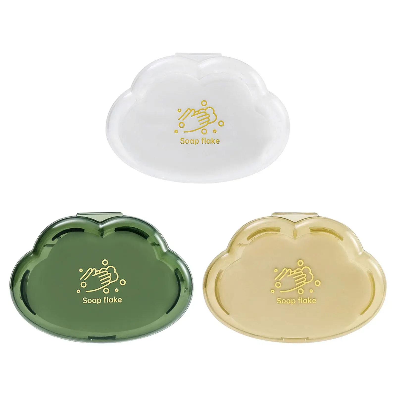 

50x Travel Size Soap Sheets 1 Box Disposable Hand Wash Soap Paper Soap Flakes for Indoor Outdoor, Camping, Backpacking, Travel