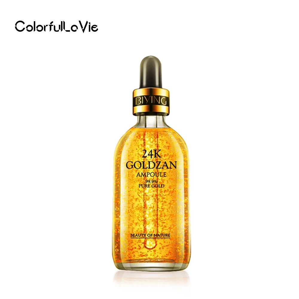 

24K Gold Niacinamide Face Essence Moisturizing Anti-aging&Wrinkle Hyaluronic Acid Serum Shrinks Pores Repairs Dry Loose Skin