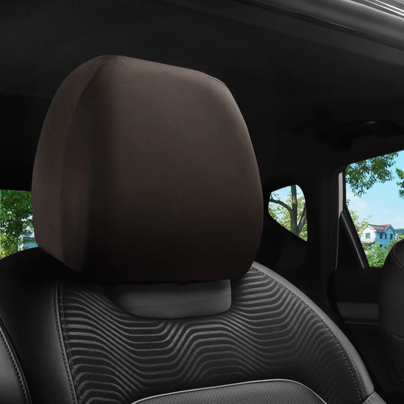 1 шт., чехол на подголовник автомобильного сиденья, антигрязный эластичный защитный чехол, товары для салона автомобиля, модифицированный чехол на сиденье, грузовой седан, универсальный