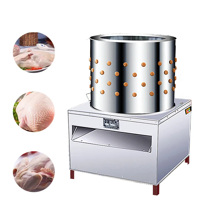 

Electric Chicken Plucker Plucking Machine Commercial Duty Duck Birds Turkey De-Feather Remover Poultry Machine