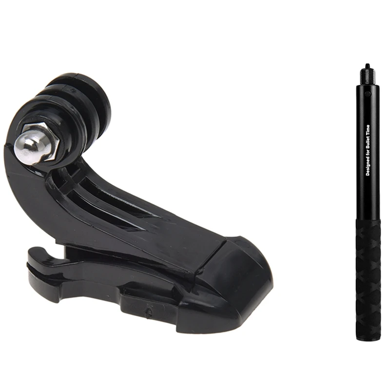 

J-Hook Buckle Adapter Surface Mount Vertical For Gopro HD Hero 2 & Rotation Extension Telescopic Rod For Insta360 One X