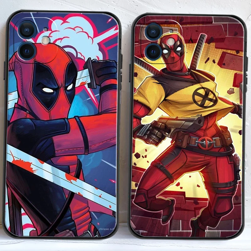 Marvel Wade Winston Wilson Phone Cases For iPhone 11 12 Pro MAX 6S 7 8 Plus XS MAX 12 13 Mini X XR SE 2020 Coque Funda Soft TPU