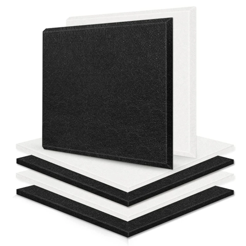 

6 Pack Acoustic Panels High Density Soundproof Wall Panels Sound Absorbing Tiles For Recording Studio,Ceiling,Office,Etc