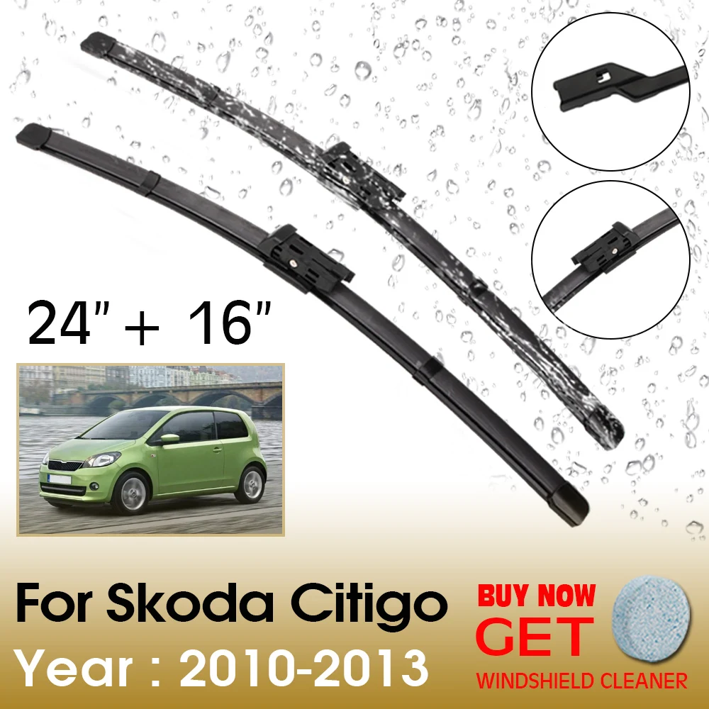 

Щетка стеклоочистителя для Skoda Citigo, 24 + 16 дюймов, 2010-2013