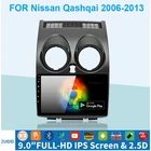 Автомагнитола для Nissan Qashqai J10 2006-2013, мультимедийный видеоплеер с Bluetooth, GPS, 2din, Android 10,1, Carplay 2 ГБ + 32 ГБ