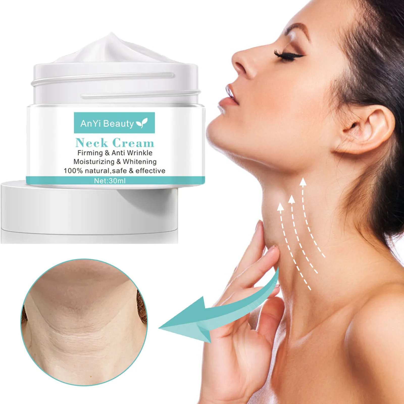 

Effective Wrinkles Removal Neck Cream Anti-aging Nourishing Moisturizing Lifting Firming Anti-dry Neck Skin Care Brighten Cream