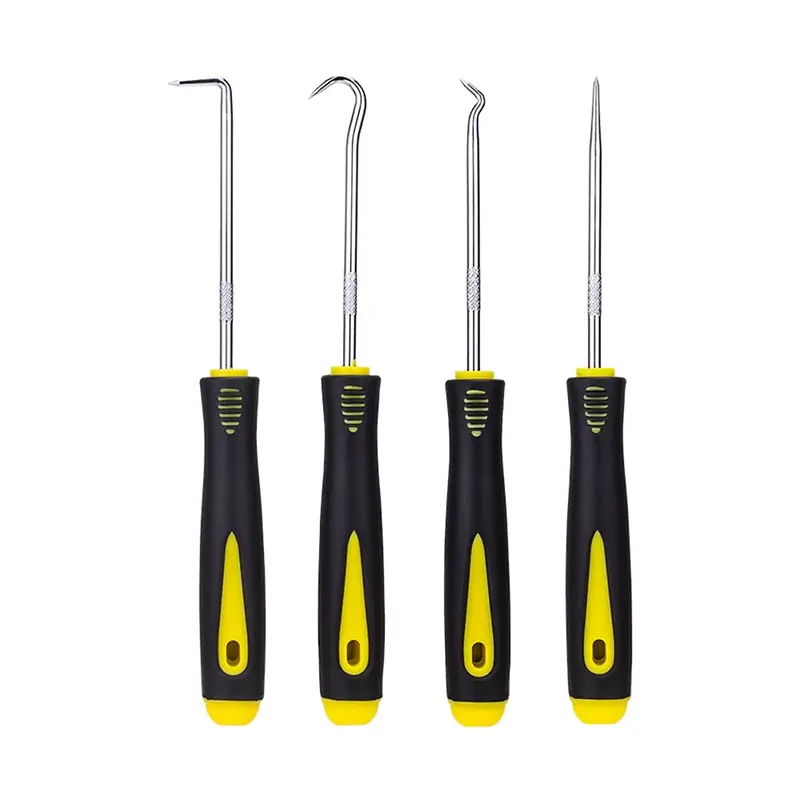 

4Pcs Oil Seal Screwdrivers Set Car Auto Vehicle Pick Hooks for Garages General-Plumbers Mechanics Workshop Car Tools