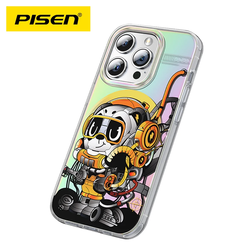

PISEN Phone Cases For iPhone 14 Pro Max Plus Original Design Laser Shockproof Soft Case Lens Protection Anti-fingerprint Cover