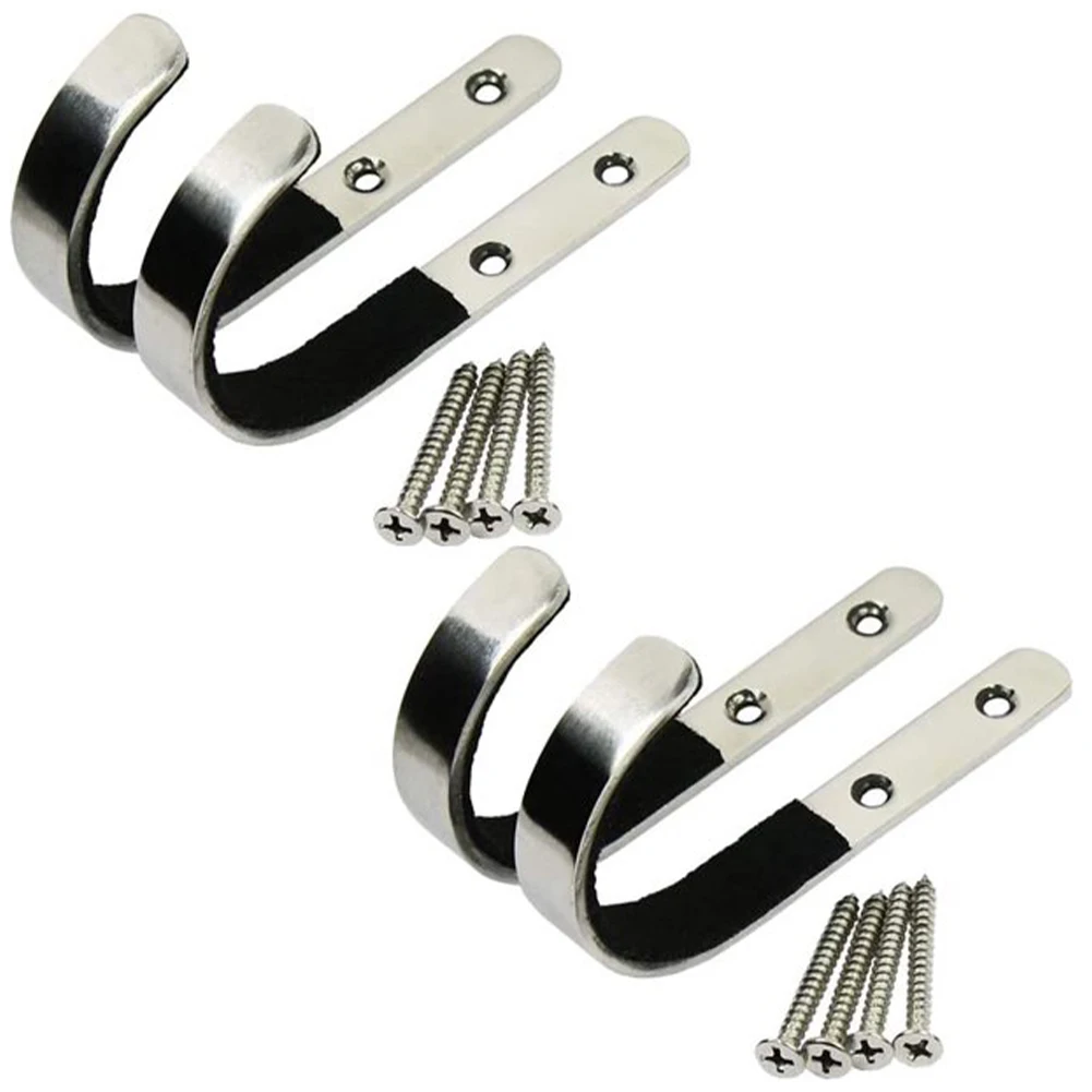 

4 шт., серебристые крючки для хранения винтовок и ружей