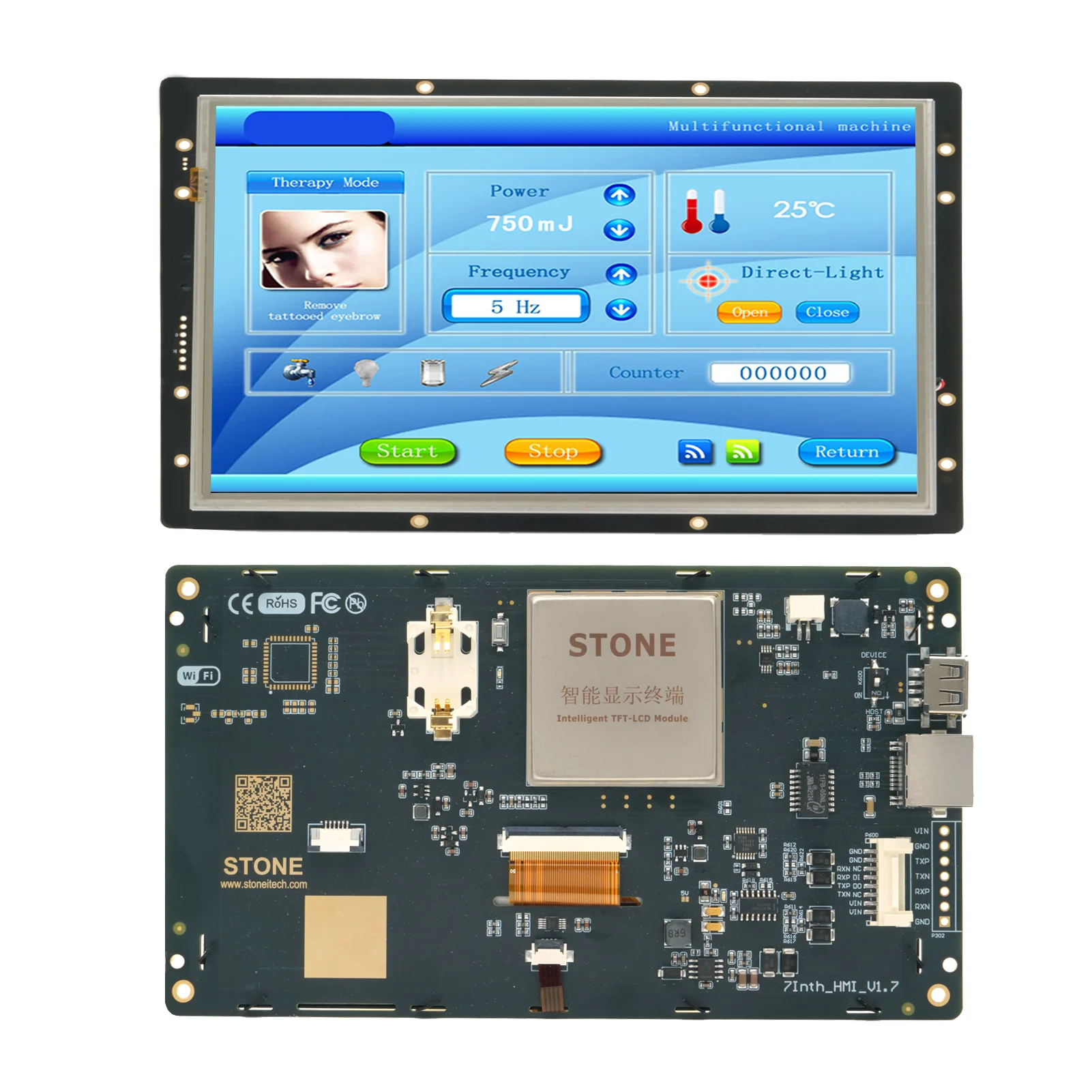 STONE HMI Intelligent LCD Module 3.5