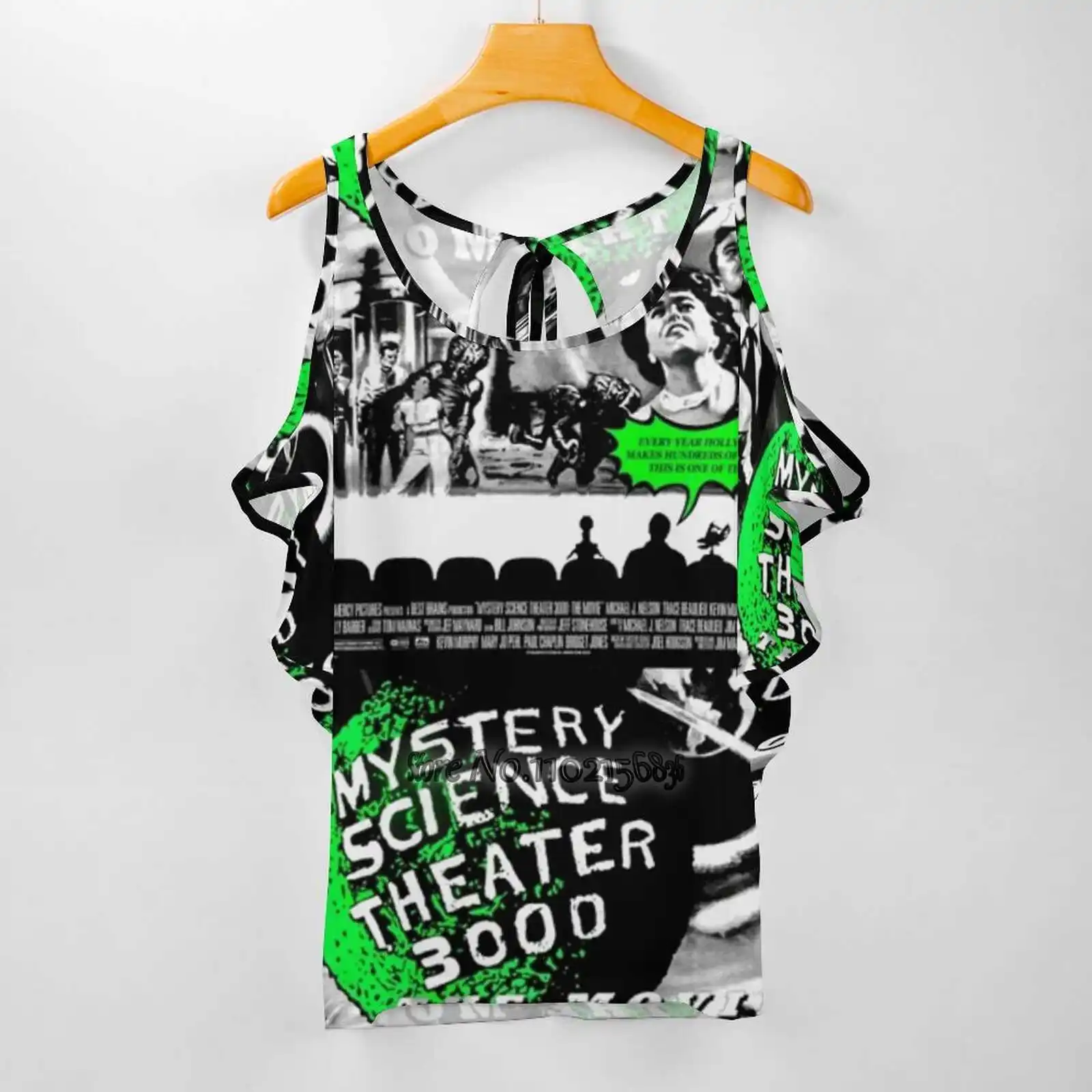 

Mst3K плакаты фильма черно-белые модные футболки с принтом женские футболки для девочек Harajuku топы с коротким рукавом и футболки