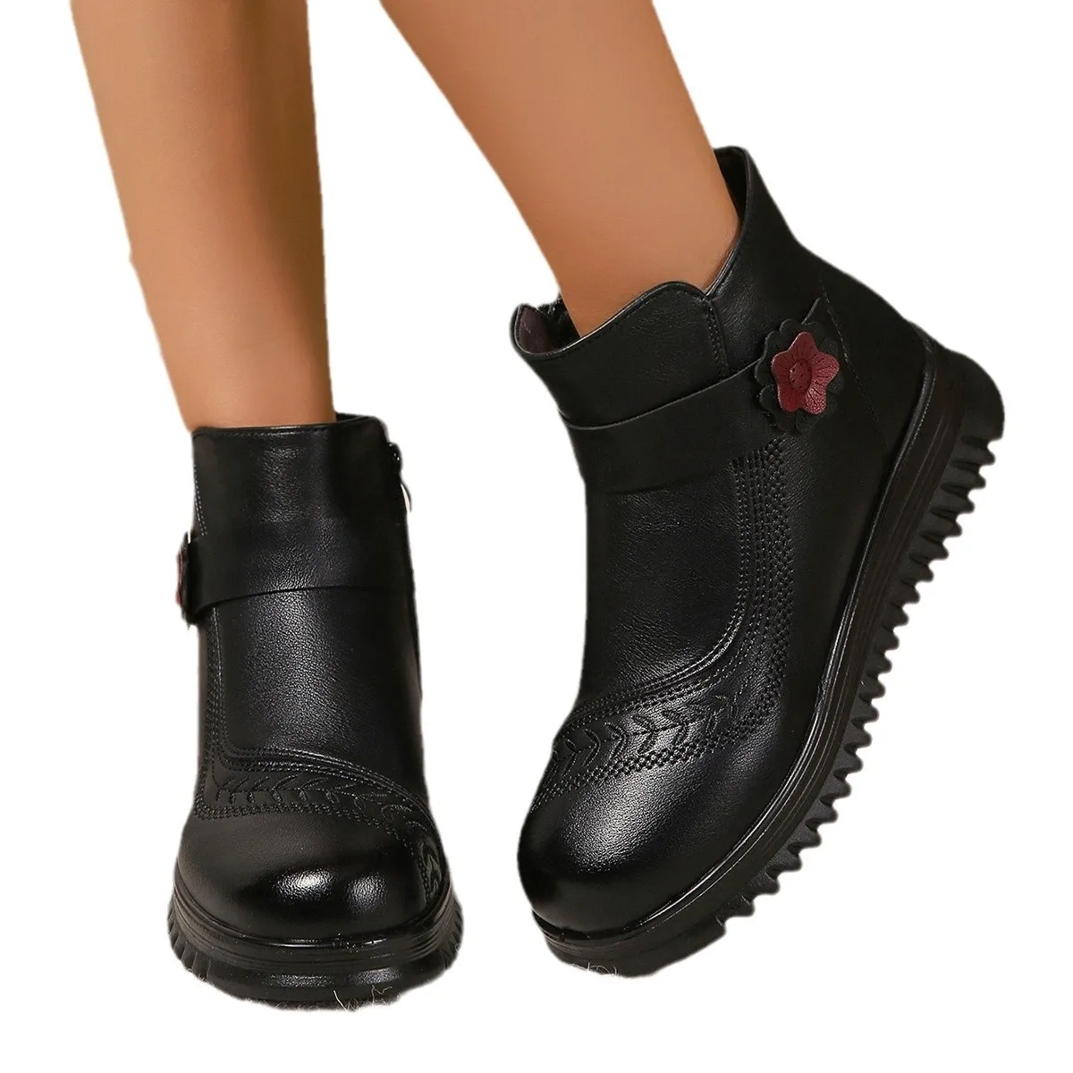 Женские резиновые сапоги. туфли с круглым носком. Зимняя обувь. Дождевик 2024. из