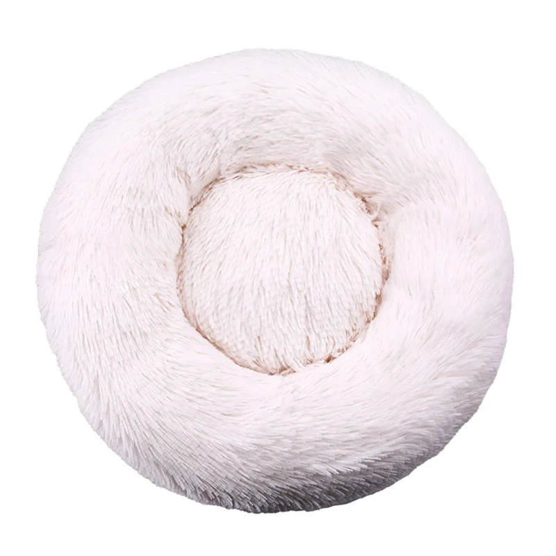 Pet Bed for Bed Round Large Dog Sofa Bed Winter Warm Sleeping Net Ultra Soft Non-Slip Cat Bed Pet Product Accessories images - 6