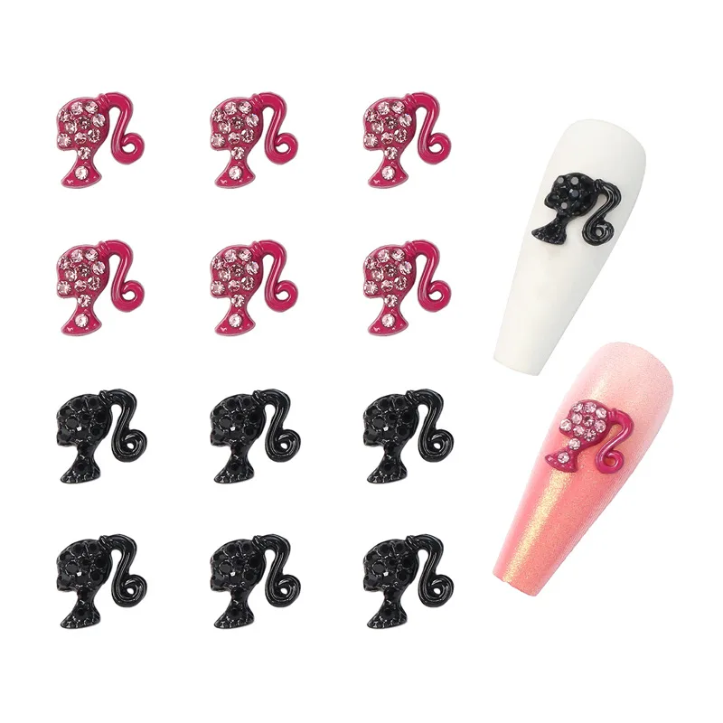 

10 шт./набор, декоративные 3d-ногти для девочек