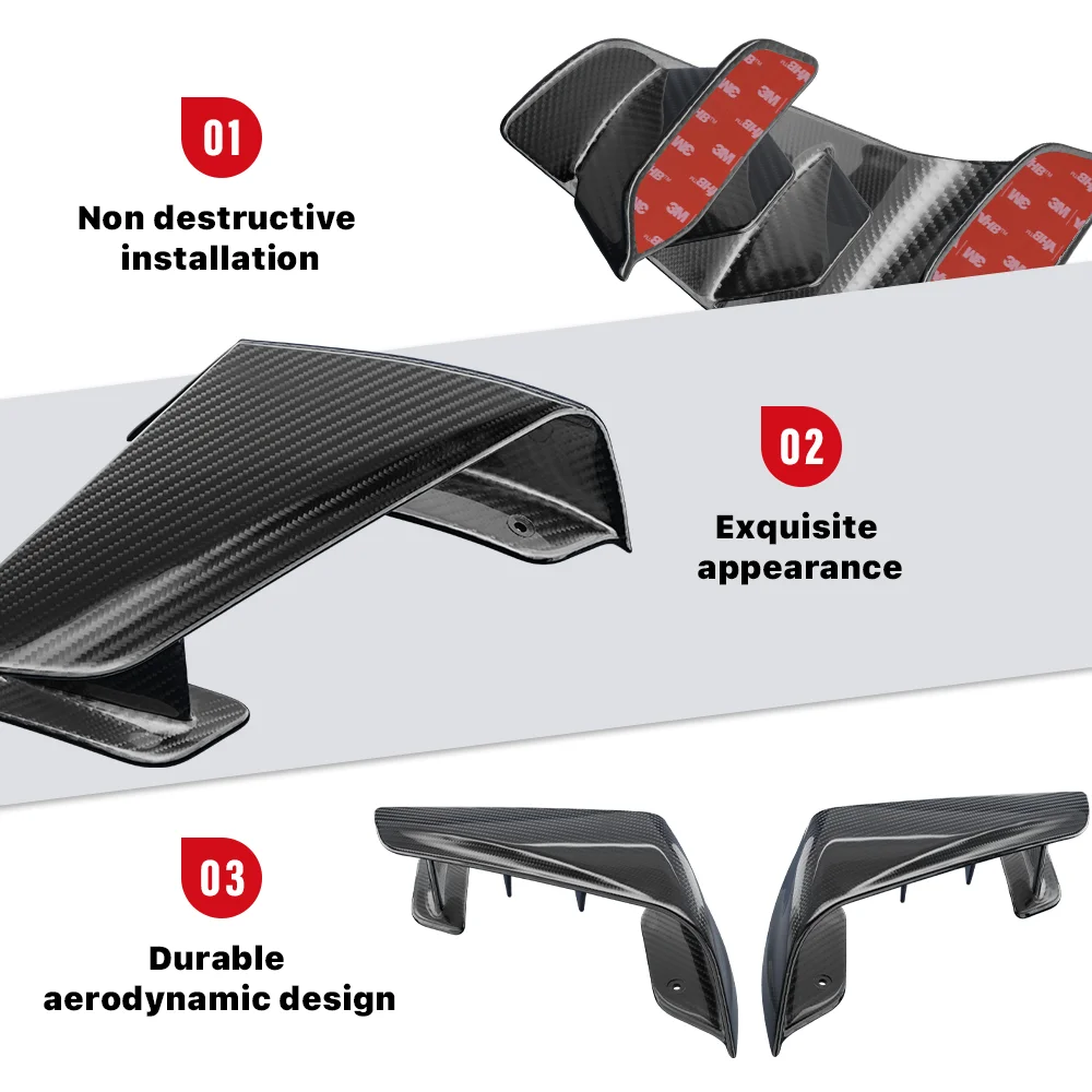 100% углеродное волокно фиксированный ветер для Honda CBR1000RR 2017-2019 детали обтекателя