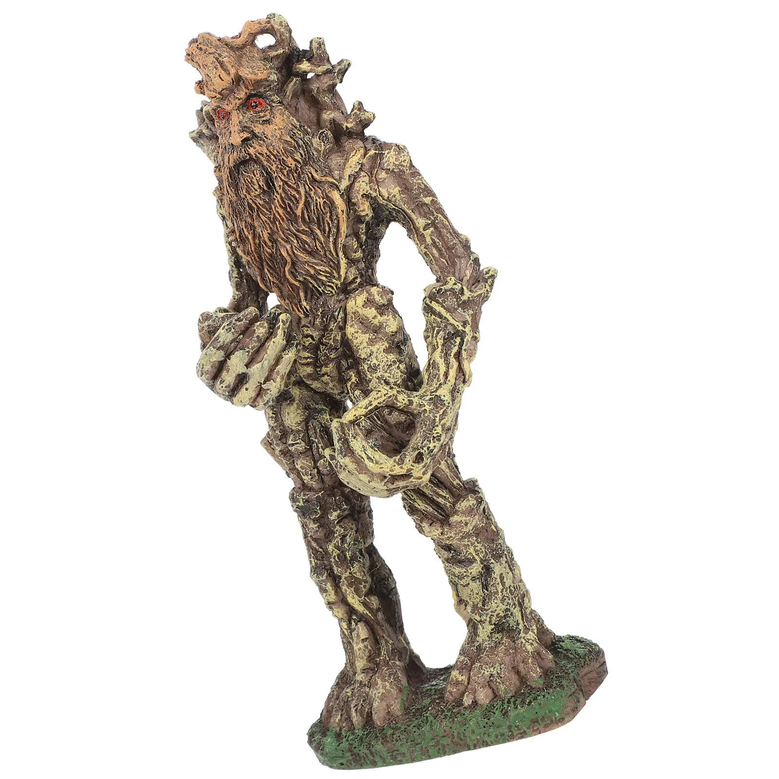 

Aquarium Ornaments Statue Adornment Treeman Decorations Resin Figure Fish Tank Simulated Large Plants