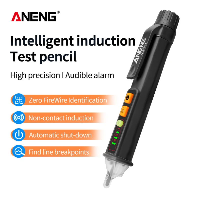 

ANENG VD901 Digital AC Voltage Detectors Smart Non-Contact Tester Pen Meter 12-1000V Voltmeter Electric Sensor test pencil
