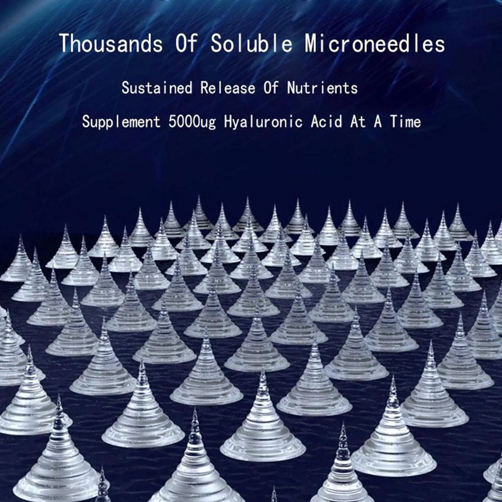 Патчи под глаза с микроиглами и гиалуроновой кислотой маска против морщин темных