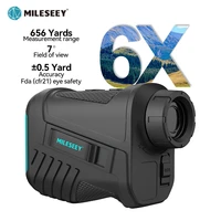 mileseey pf280 china 600m long range digital usb charging 6x magnification hunting golf laser rangefinders
