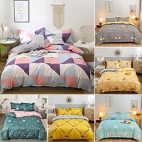 modern fashion print thicked twin bedding set queen size soft comforter cover bedding sets pillowcase bedsheet quilt cover 4 pcs