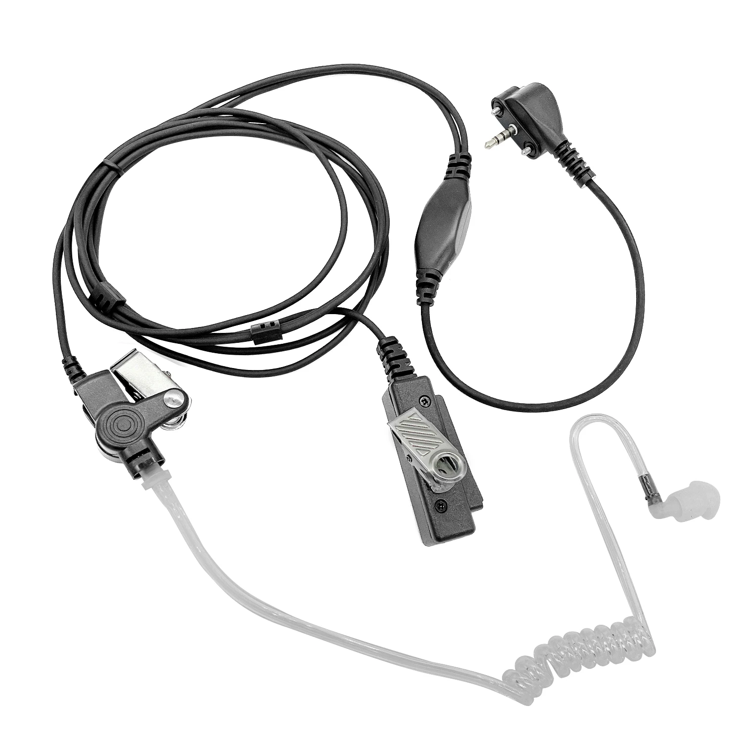 Earpiece walkie talkie headset Great pair of The big PTT for Vertex VX-420 VX-424 VX-450 VX-451 VX-454 VX-459 way radio