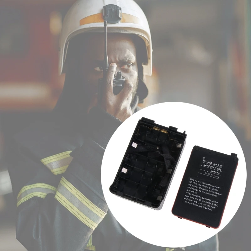 Lightweight 3.5x2.2-inch Battery  Lightweight Battery Storage Box ABS-material Compact-size fits for IC-M87 IC-F61