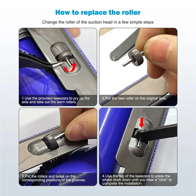 

Расширенные ролики и оси для Dyson V6 V7 V8 V10 V11