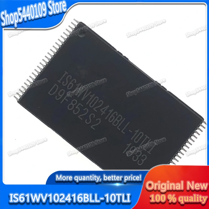 2 шт. IS61WV102416BLL-10TLI TSOP-48 IS61WV102416BLL-10 TSOP48 IS61WV102416BLL IS61WV102416 Новый и оригинальный |