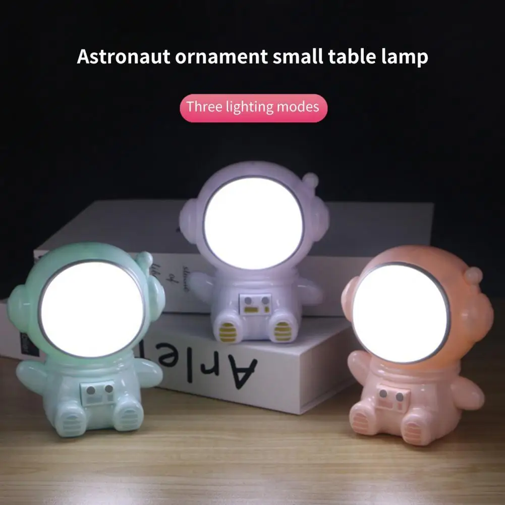 Mini Astronaut Spaceman LED Night Light 3 Light Modes Desk Night Lamp RGB Color Change LED Night Lamp Bedside Light светильник
