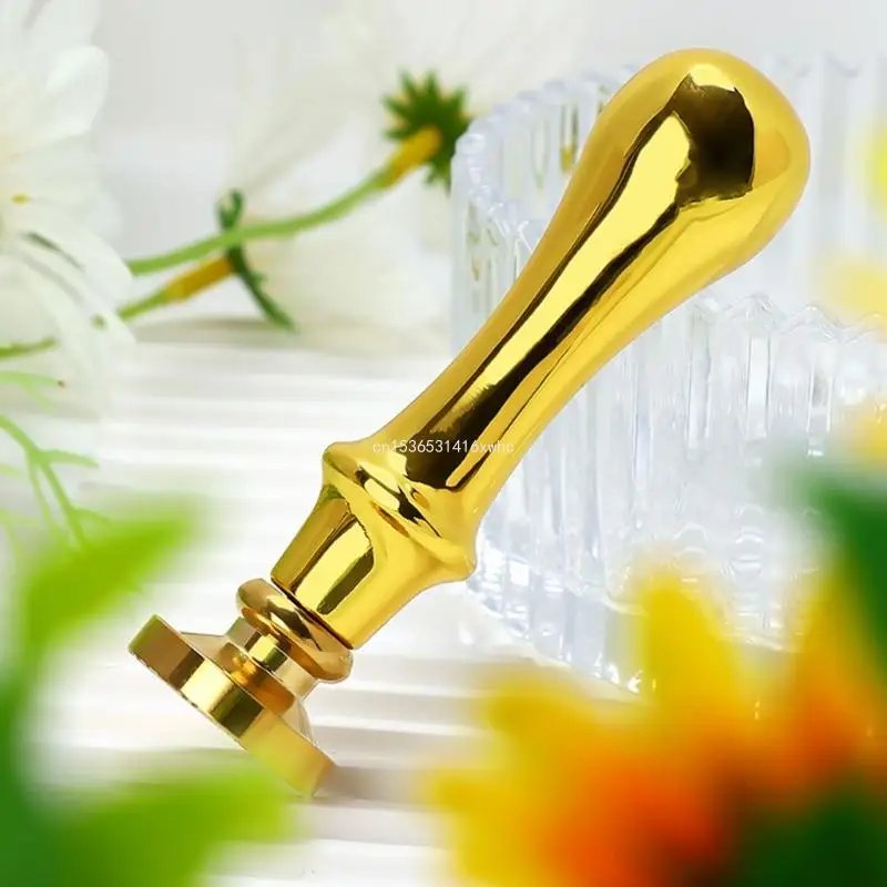 Ручка для штампа с сургучной печатью нескользящая латунная ручка замены