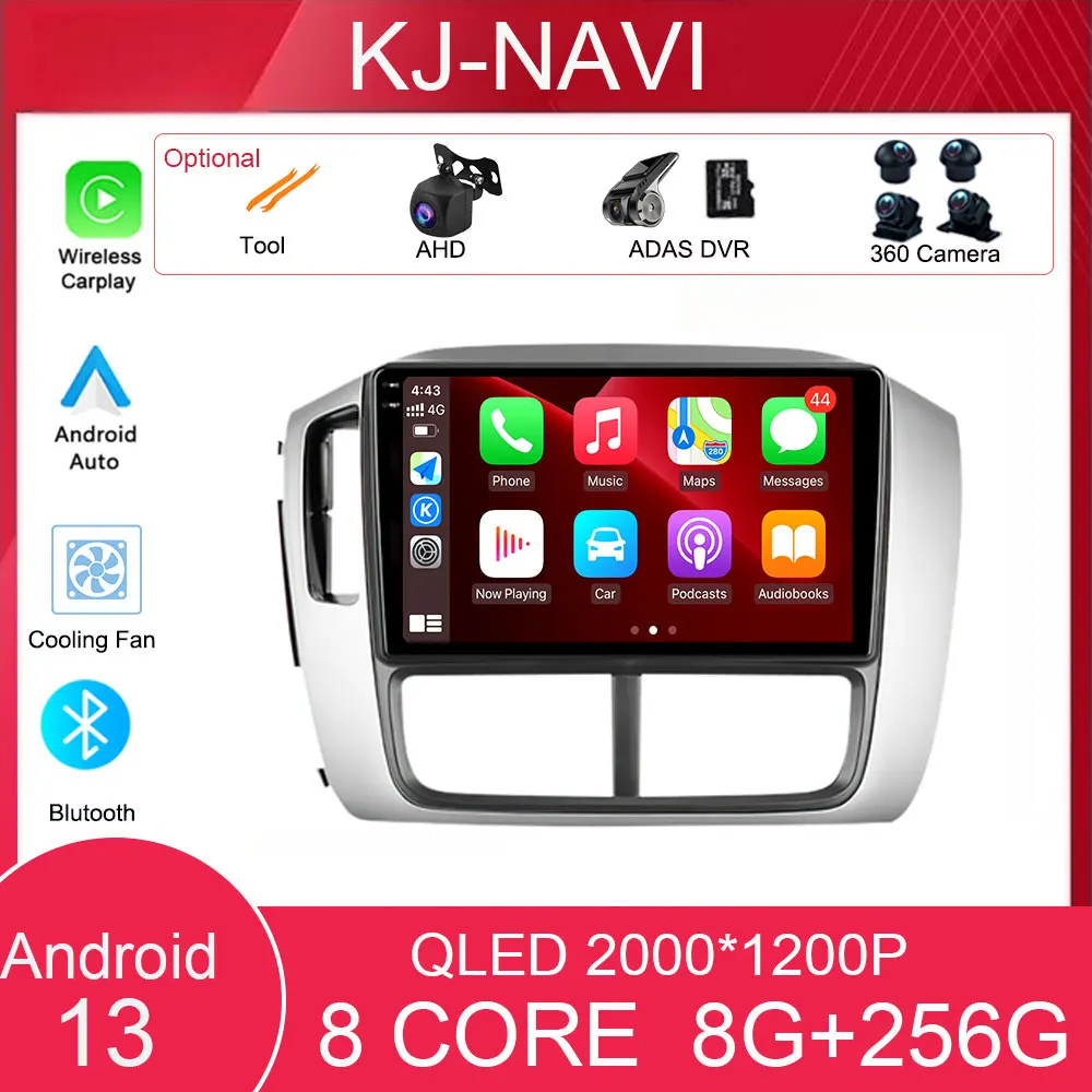 

8 core Car Radio For Honda Pilot 1 2005 - 2008 Android 13 Multimedia Player Navigation Screen Wireless Carplay Auto GPS DSP BT