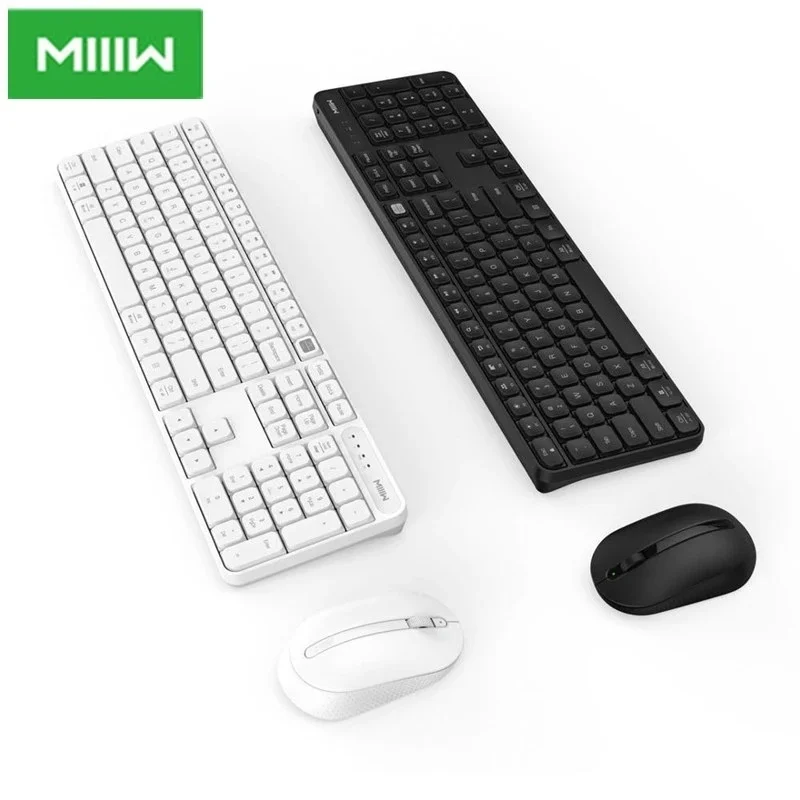 

Oryginalny Xiaomi MIIIW RF 2.4GHz Bezprzewodowa Klawiatura Biurowa Mysz Zestaw 104 Klawiszy Dla Windows PC Kompatybilny Sale