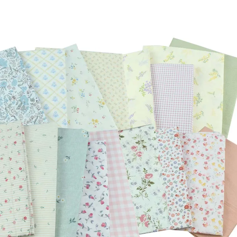 Новинка, 100% хлопок, ширина 235 см, желтый пуэль, маленький цветочный цветок, тонкая полосатая ткань для «сделай сам», простыня, постельное белье, наволочка, ремесло