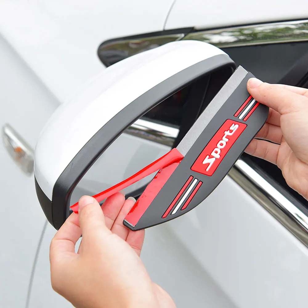 

1 пара универсальных автомобильных зеркал заднего вида, защита для бровей от дождя, автомобильное зеркало, защита от дождя, солнцезащитный козырек, дождевик, внешние аксессуары для автомобиля