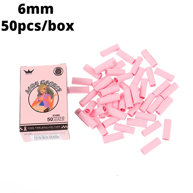 

Pre Rolled Filter Tips PINK Tobacco Smoking Accessories for Lady