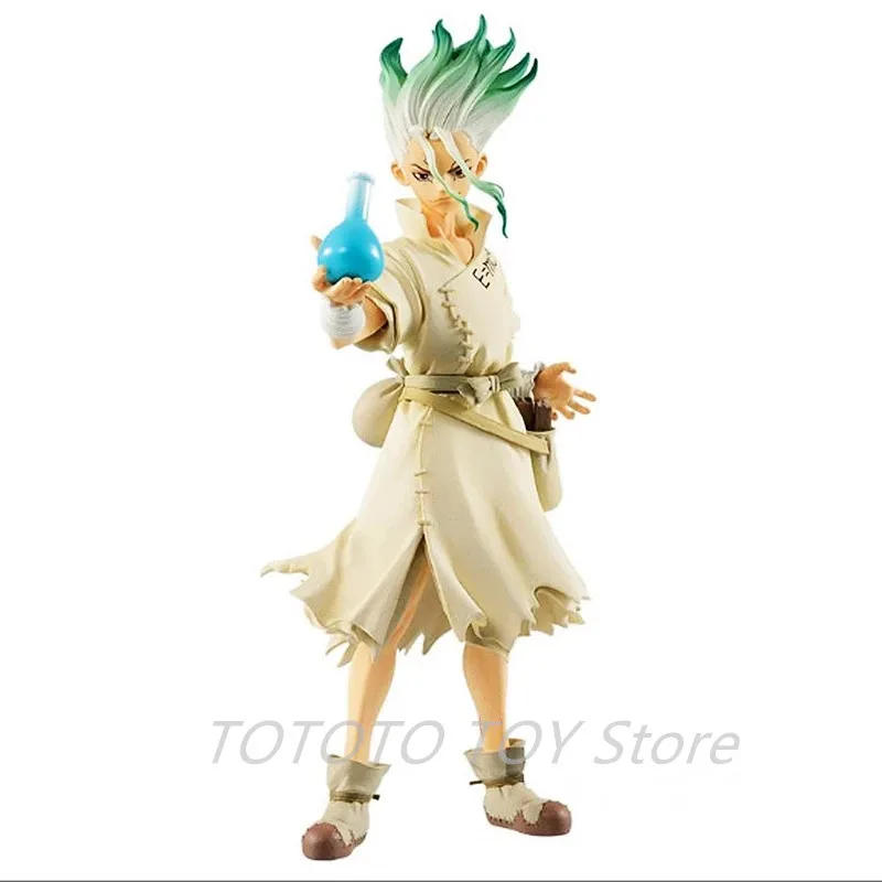 

Dr.STONE 20cm Anime Figure Ishigami Senkuu From STONE WORLD Kingdom of Science Senkuu PVC Action Figure Toys Models