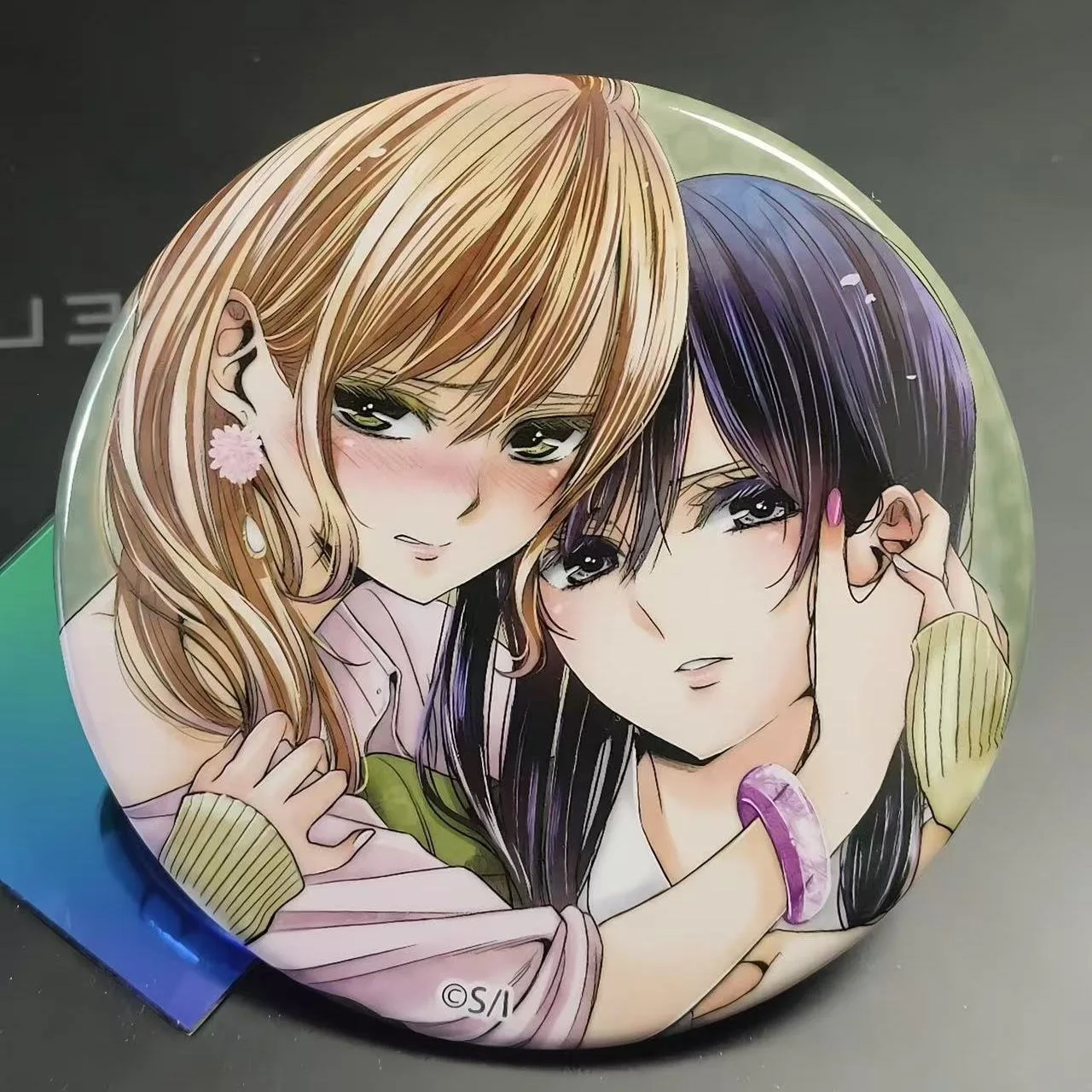 Металлическая брошь-значок Citrus Anime с изображением Юзу и Мэй Аихары, глянцевый круглый жестяной значок, коллекционный дисплей-подставка для рюкзаков, украшение (art.: 3920dc8f8d2cc) - 3920dc8f8d2cc