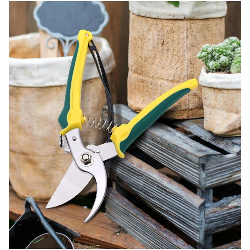 

Pruner Garden Scissors Professional Sharp Bypass Pruning Shears Tree Trimmers Secateurs Hand Clippers For Garden Beak Scissors
