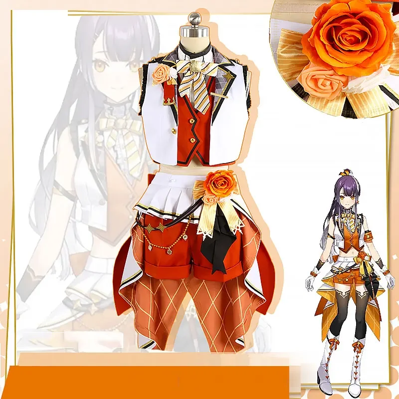 Женский костюм для косплея Umise Yotsuha женское милое танцевальное платье Хэллоуина