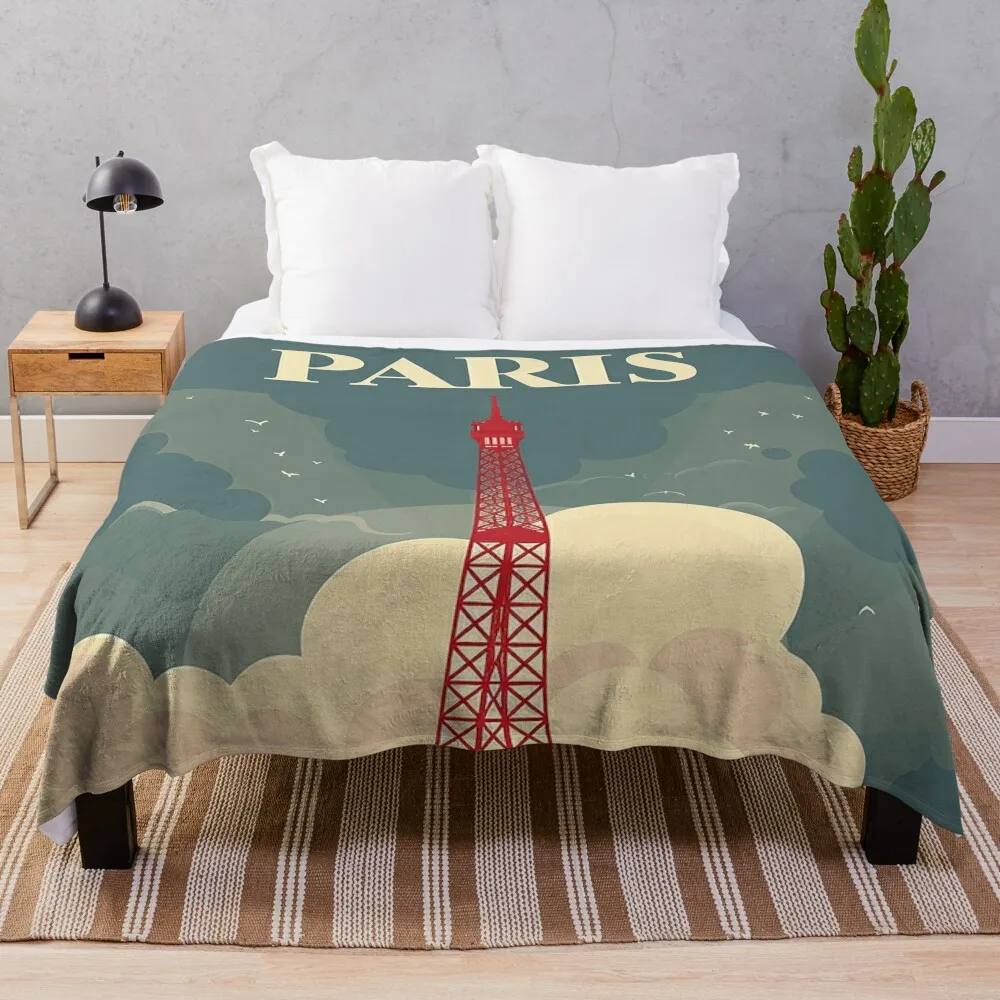 Коллекция Timeless Paris NoarusRainbowLand — культовые парижские ориентиры и другие пледы