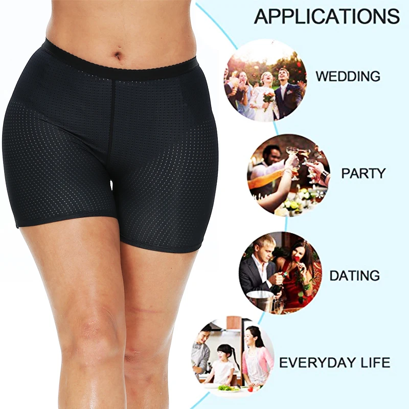 LAZAWG Butt Lifter Panties Body Shaper Boyshorts Control Panty Sexy Butt Shapewear Women Fake Butt Shapers Push Up Booties Strap