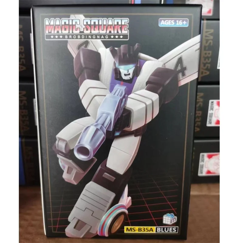 

New Transformation Magic Square MS-TOYS MS-B35A MSB35A Jazz Blues Anime Robot Model Action Figure Toy