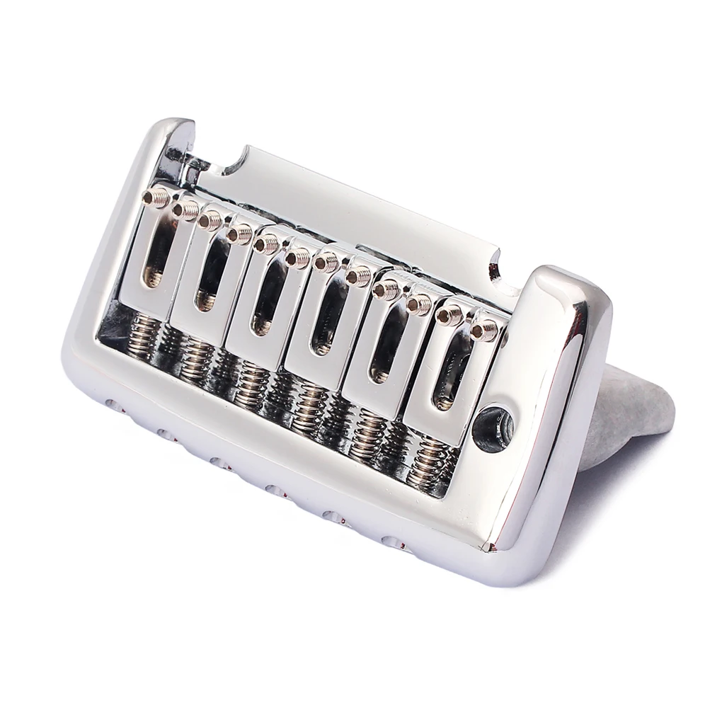 

Guitar Bridge Handy Installation Pull String Plate Fixed Replaced Part Upgraded Fittings Hard Tail Electric Metal Saddle